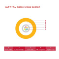E-Glass Strength Tubo suelto central Exterior Cable de fibra óptica al aire libre (GJFXTKV)